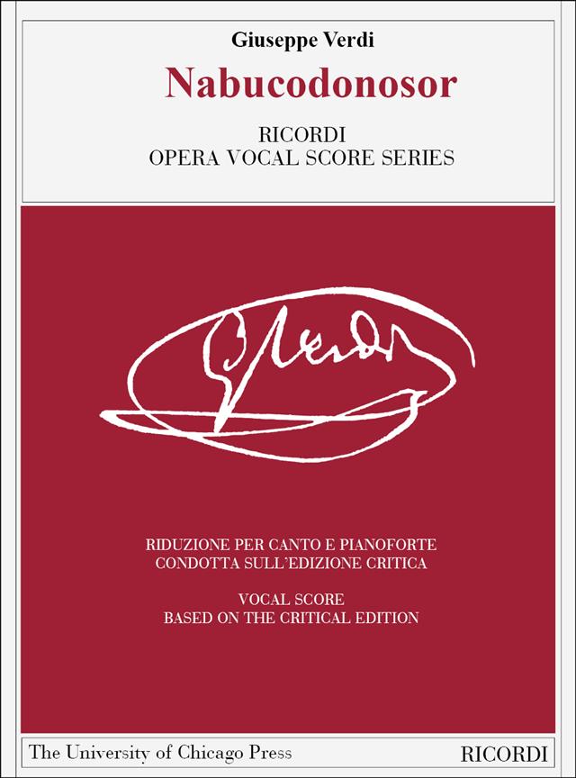 Nabucodonosor - Riduzione per Canto e pianoforte - árie pro zpěv a klavír